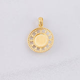 Dije Virgen de Guadalupe Destellos 2.85g / 2.6cm Dos Oros Amarillo Blanco 18K