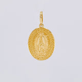 Dije Medalla Virgen de Guadalupe 8.3g / 4.1cm Oro Amarillo 18K
