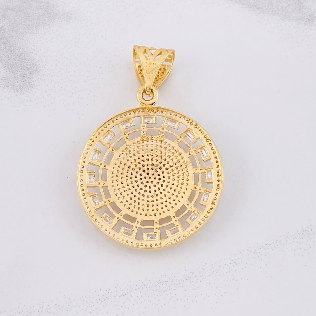 Dije Medalla Medusa Medieval 14.9g / 5.4cm Oro Amarillo 18K