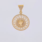 Dije Medalla Medusa Medieval 14.9g / 5.4cm Oro Amarillo 18K