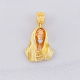 Dije Rostro de Cristo 10g / 3.8cm Tres Oros 18K