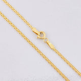 Cadena China 4g / 60cm / 1.65mm Oro Amarillo 18K