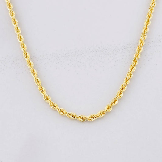Cadena Lazo 3.15g / 50cm / 2.18mm Oro Amarillo 18K