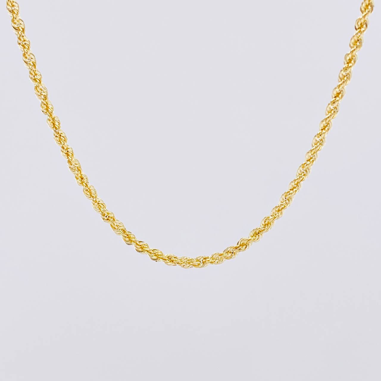 Cadena Lazo 3g / 50cm / 2.22mm Oro Amarillo 18K