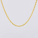 Cadena Lazo 3.1g / 50cm / 2.2mm Oro Amarillo 18K