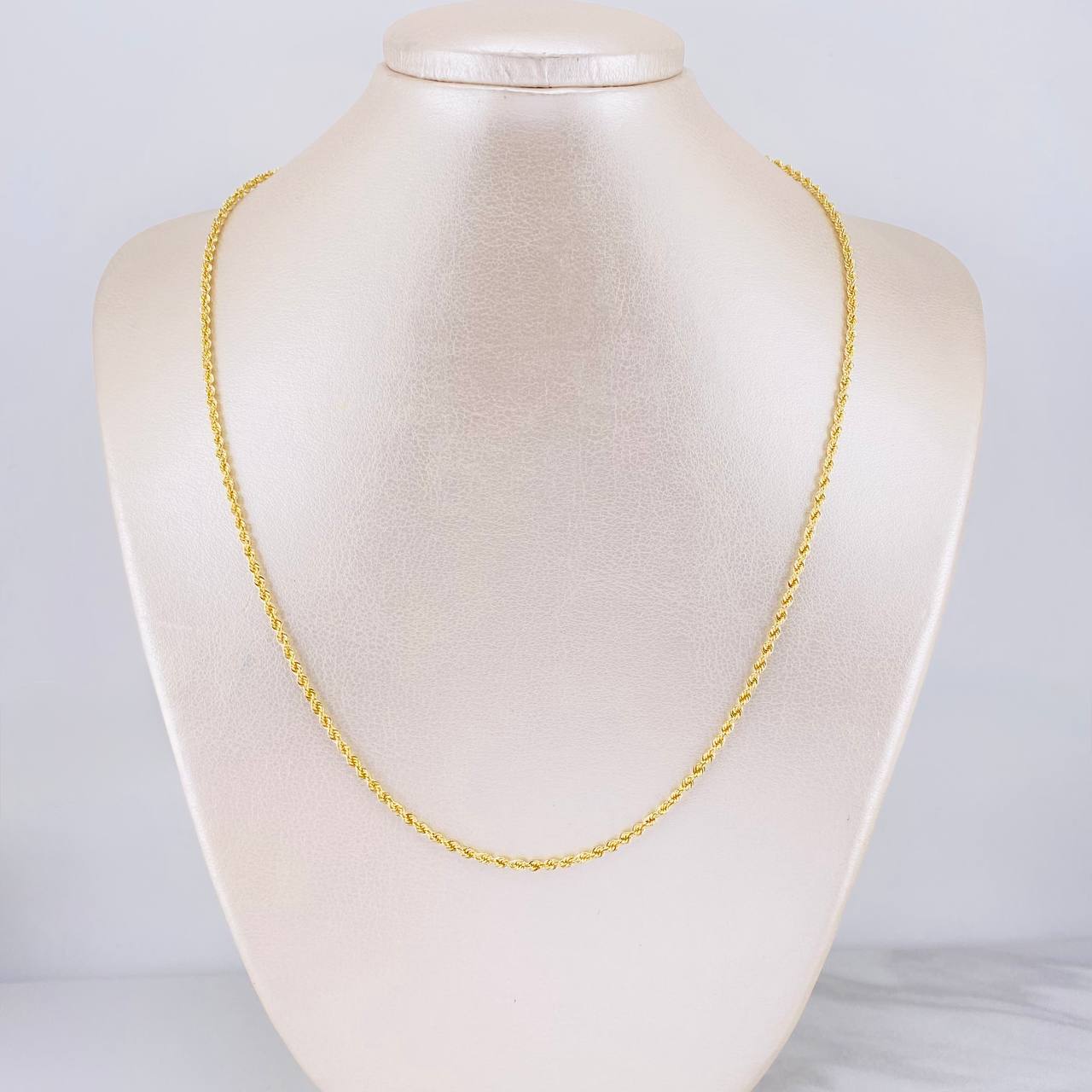 Cadena Lazo 3.15g / 50cm / 2.18mm Oro Amarillo 18K