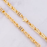 Cadena Rustica Cilindro 52.6g / 70cm / 4.75mm Oro Amarillo 18K