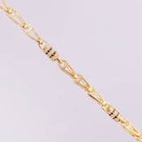 Cadena Rustica Cilindro 52.6g / 70cm / 4.75mm Oro Amarillo 18K