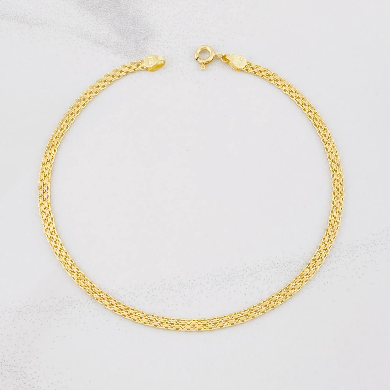Pulso Chino 1.6g / 21.2cm / 2.75mm Oro Amarillo 18K
