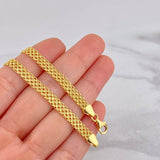 Cadena China 8.2g / 60cm / 5.3mm Oro Amarillo 18K