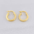 Candongas Lisas 1.1g / 1.5cm Oro Amarillo 18K