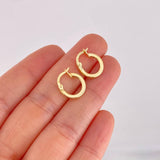 Candongas Lisas 1.05g / 1.5cm Oro Amarillo 18K