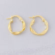 Candongas Asby 1.2g / 1.7cm Oro Amarillo 18K