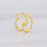 Candongas Asby 1.2g / 1.7cm Oro Amarillo 18K