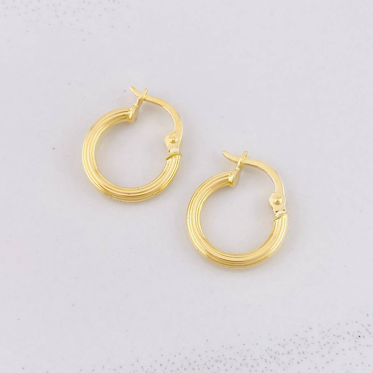 Candongas Arielle 1.05g / 1.5cm Oro Amarillo 18K