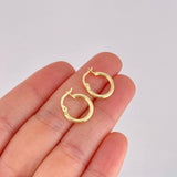 Candongas Arielle 1.05g / 1.5cm Oro Amarillo 18K