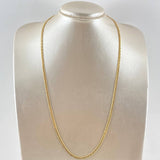 Cadena Cubana 4.1g / 60cm / 3mm Oro Amarillo 18K