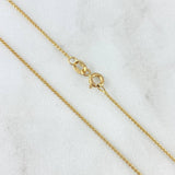 Cadena Franco 1.65gr / 50cm / 1mm Oro Amarillo +4 18K ©