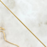 Cadena Franco 2.05gr / 50cm / 0.8mm Oro Amarillo +3 18K ©