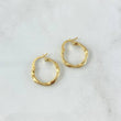 Candongas Deis 1.65gr / 1.6cm / Rayadas Entorchadas Oro Amarillo 18K *