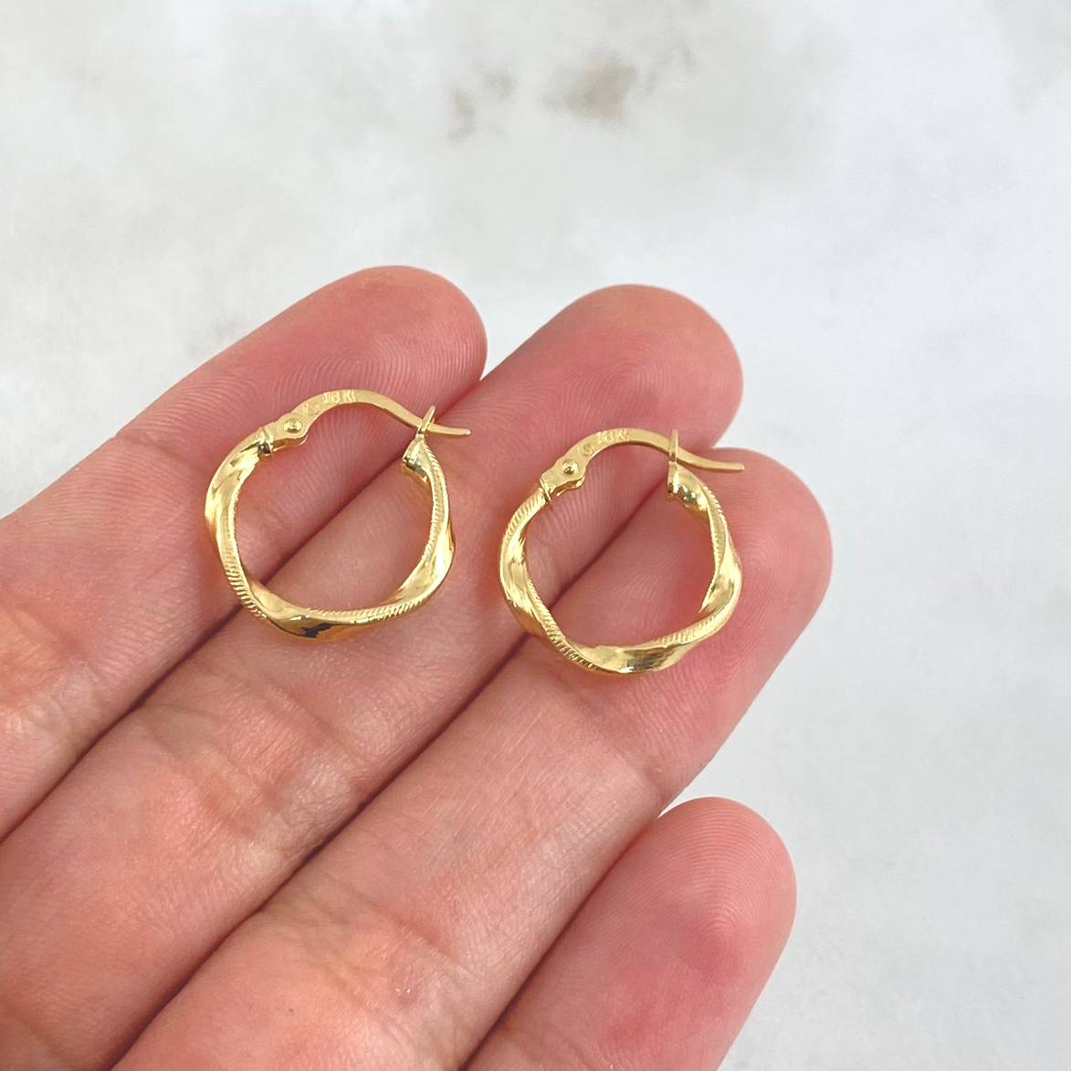Candongas Deis 1.25gr / 1.9cm / Oro Amarillo 18K