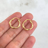 Candongas Deis 1.25gr / 1.8cm / Oro Amarillo 18K