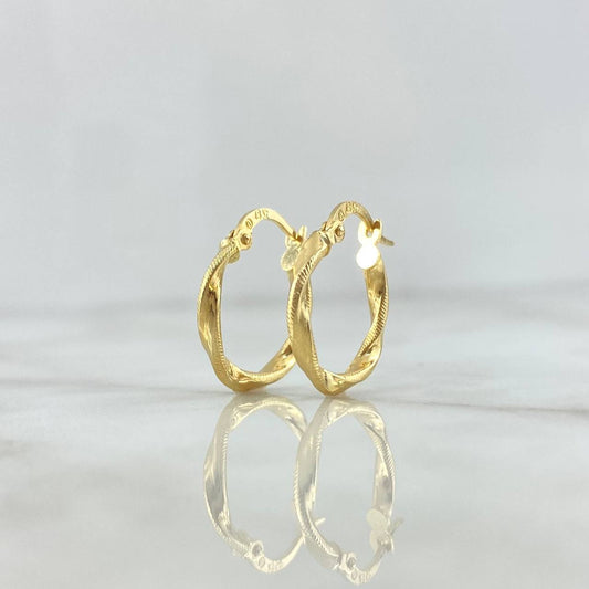 Candongas Mai 2.25gr / 2.5cm / Oro Amarillo 18K