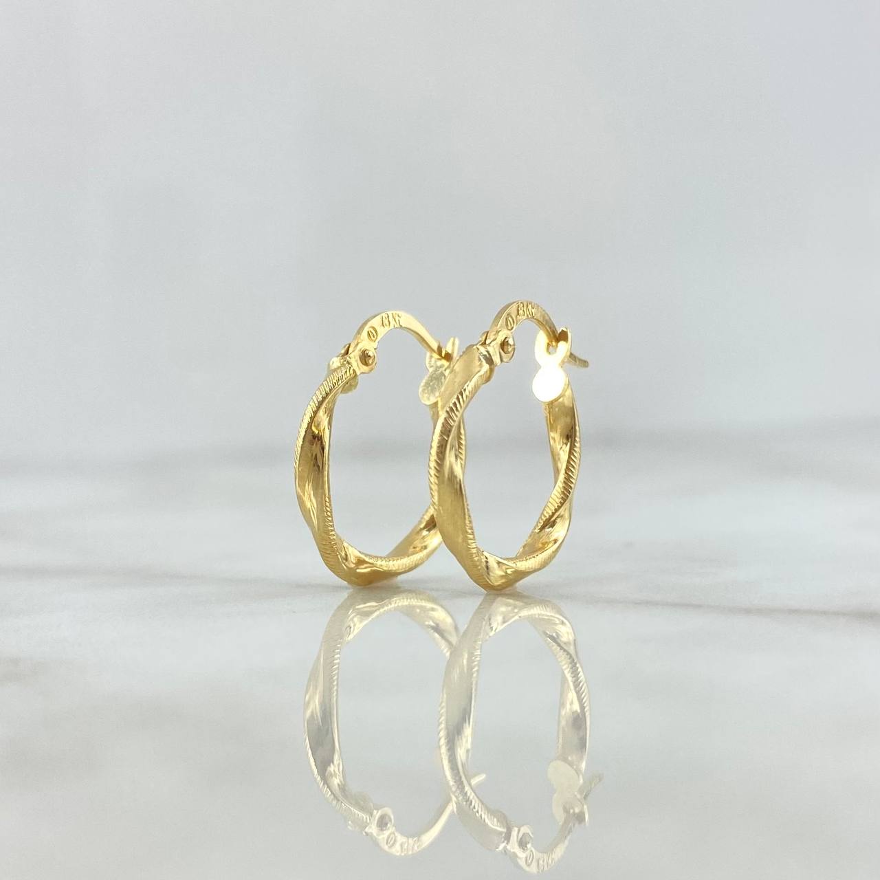Candongas Deis 1.25gr / 1.8cm / Oro Amarillo 18K