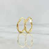 Candongas Deis 1.25gr / 1.8cm / Oro Amarillo 18K