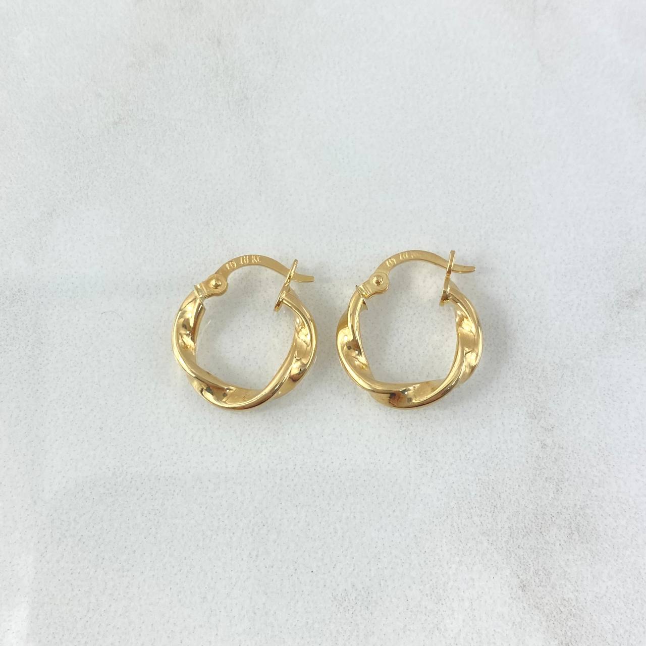 Candongas Milu 1.25gr / 1.6cm / Oro Amarillo 18K