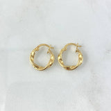 Candongas Milu 1.25gr / 1.6cm / Oro Amarillo 18K