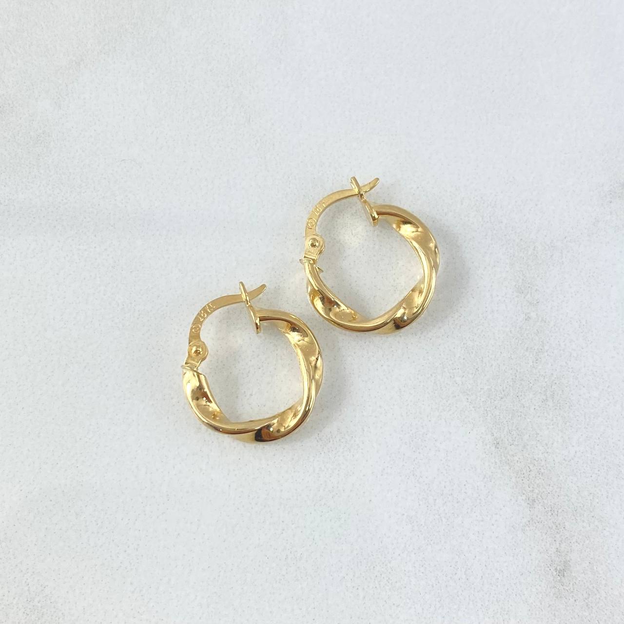 Candongas Milu 1.25gr / 1.6cm / Oro Amarillo 18K