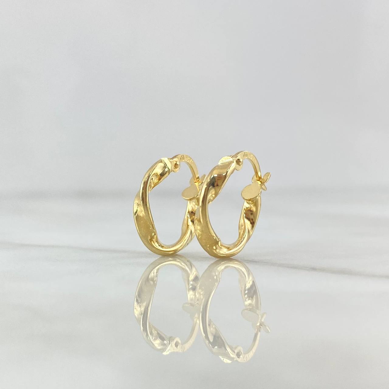 Candongas Milu 1.25gr / 1.6cm / Oro Amarillo 18K