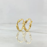 Candongas Milu 1.25gr / 1.6cm / Oro Amarillo 18K