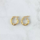 Candongas Milu 1gr / 1.2cm / Oro Amarillo 18K