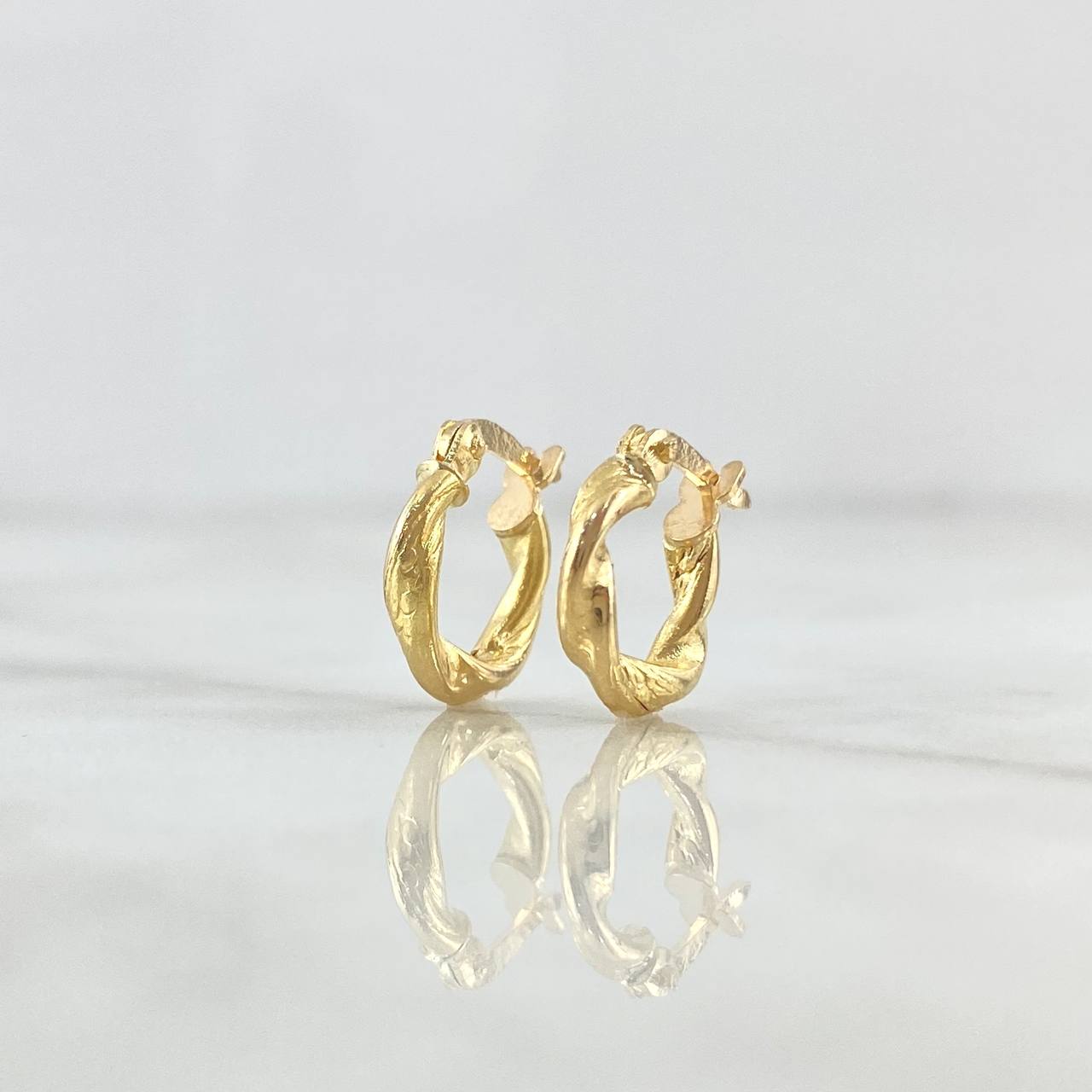 Candongas Milu 1gr / 1.2cm / Oro Amarillo 18K