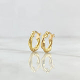Candongas Milu 1gr / 1.2cm / Oro Amarillo 18K