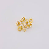 Herraje Fe Tupida 0.8g / 1.2cm Oro Amarillo 18K