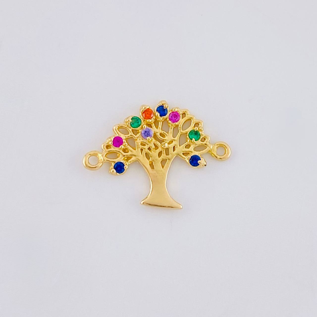 Herraje Arbol de la Vida 0.9g / 1.6cm Oro Amarillo 18K