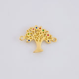 Herraje Arbol de la Vida 0.9g / 1.6cm Oro Amarillo 18K
