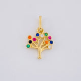 Dije Arbol de la Vida 0.75g / 1.6cm Oro Amarillo 18K