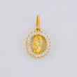 Dije Circular Chispa Virgen Guadalupe 1.35g / 1.7cm Oro Amarillo 18K