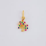 Dije Arbol de la Vida 0.85g / 1.7cm Oro Amarillo 18K