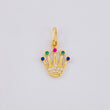 Dije Corona 0.8g / 1.8cm Oro Amarillo 18K