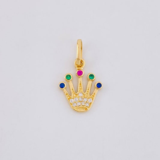 Dije Corona 0.8g / 1.8cm Oro Amarillo 18K
