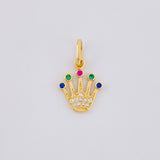 Dije Corona 0.8g / 1.8cm Oro Amarillo 18K