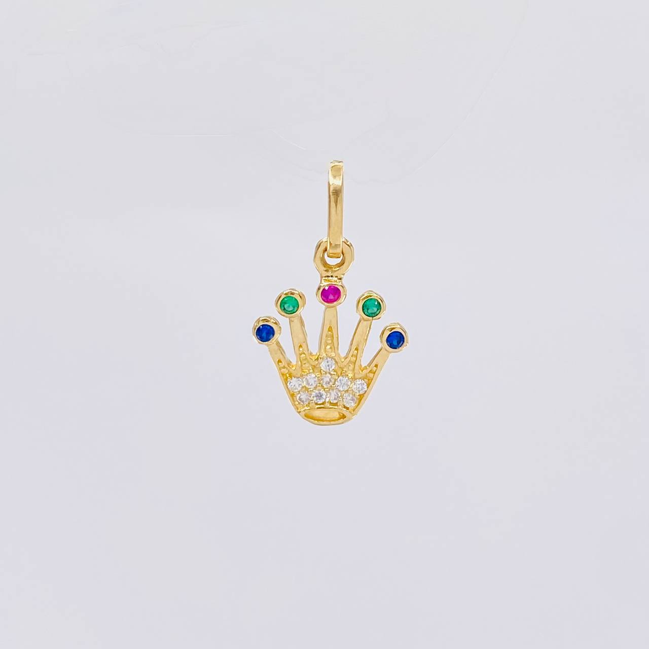 Dije Corona 0.8g / 1.8cm Oro Amarillo 18K