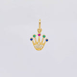 Dije Corona 0.8g / 1.8cm Oro Amarillo 18K