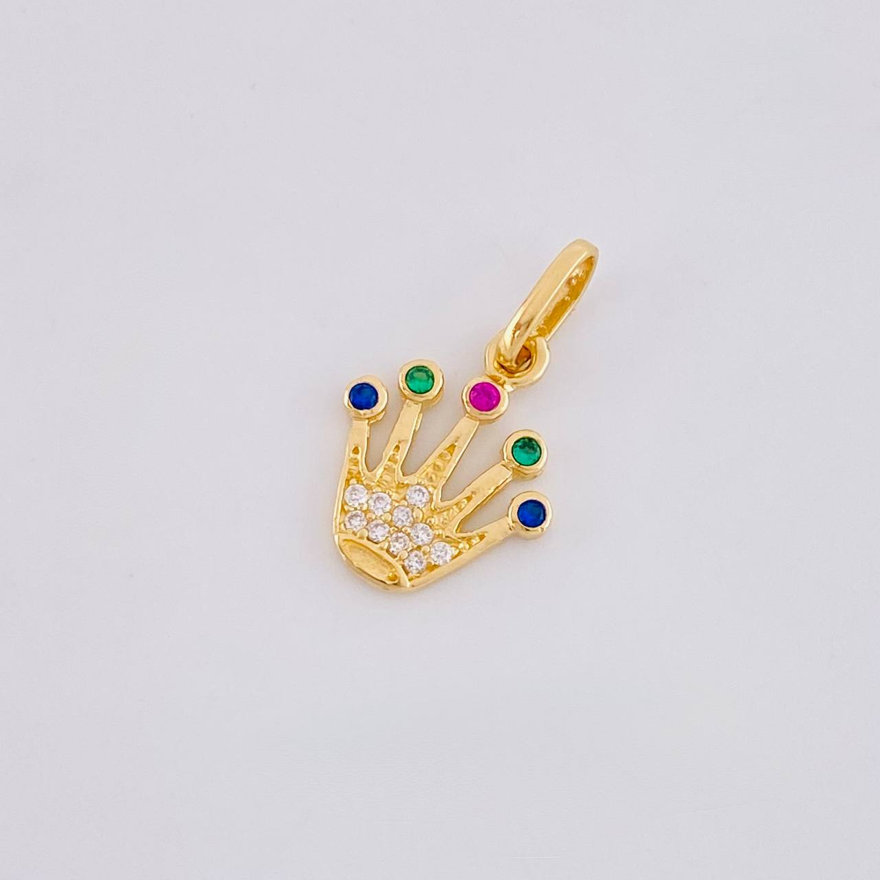Dije Corona 0.8g / 1.8cm Oro Amarillo 18K