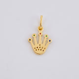 Dije Corona 0.8g / 1.8cm Oro Amarillo 18K